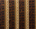 Traditional Fiji Cotton Fabric - Fijian Tapa Print, 45" Width (1 Yard)