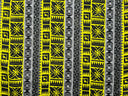Traditional Fiji Cotton Fabric - Fijian Tapa Print, 45" Width (1 Yard)