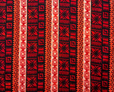 Traditional Fiji Cotton Fabric - Fijian Island Print, 45" Width (1 Yard)