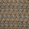 Traditional Polynesian Fijian Print Cotton Light Barkcloth Fabric - Multi Color Polynesian Print, 45" Width (1 Yard)