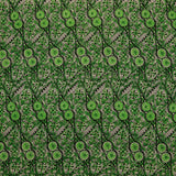Traditional Polynesian Fijian Print Cotton Light Barkcloth Fabric - Polynesian Fijian Print, 45" Width (1 Yard)