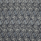 Traditional Polynesian Fijian Print Cotton Light Barkcloth Fabric - Polynesian Fijian Print, 45" Width (1 Yard)