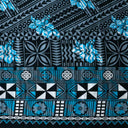 Cotton Fabric Traditional Polynesian Geometric Flower Design
