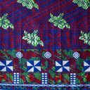 Cotton Fabric Traditional Polynesian Geometric Flower Design