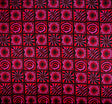 Cotton Light Barkcloth Polynesian Tapa Checkered Fabric