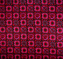Cotton Light Barkcloth Polynesian Tapa Checkered Fabric
