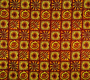 Cotton Light Barkcloth Polynesian Tapa Checkered Fabric