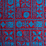 Traditional Polynesian Tapa Design Cotton Fabric - White/Red, 45" Width (1 Yard)