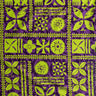 Cotton Fabric Traditional Polynesian Tapa Design