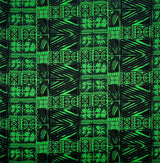 Traditional Polynesian Tapa Light Barkcloth Fabric - Lavander & Black, 36" X 45" (1 Yard)