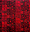 Traditional Polynesian Tapa Light Barkcloth Fabric - Lavander And Black, 36" X 45" (1 Yard)