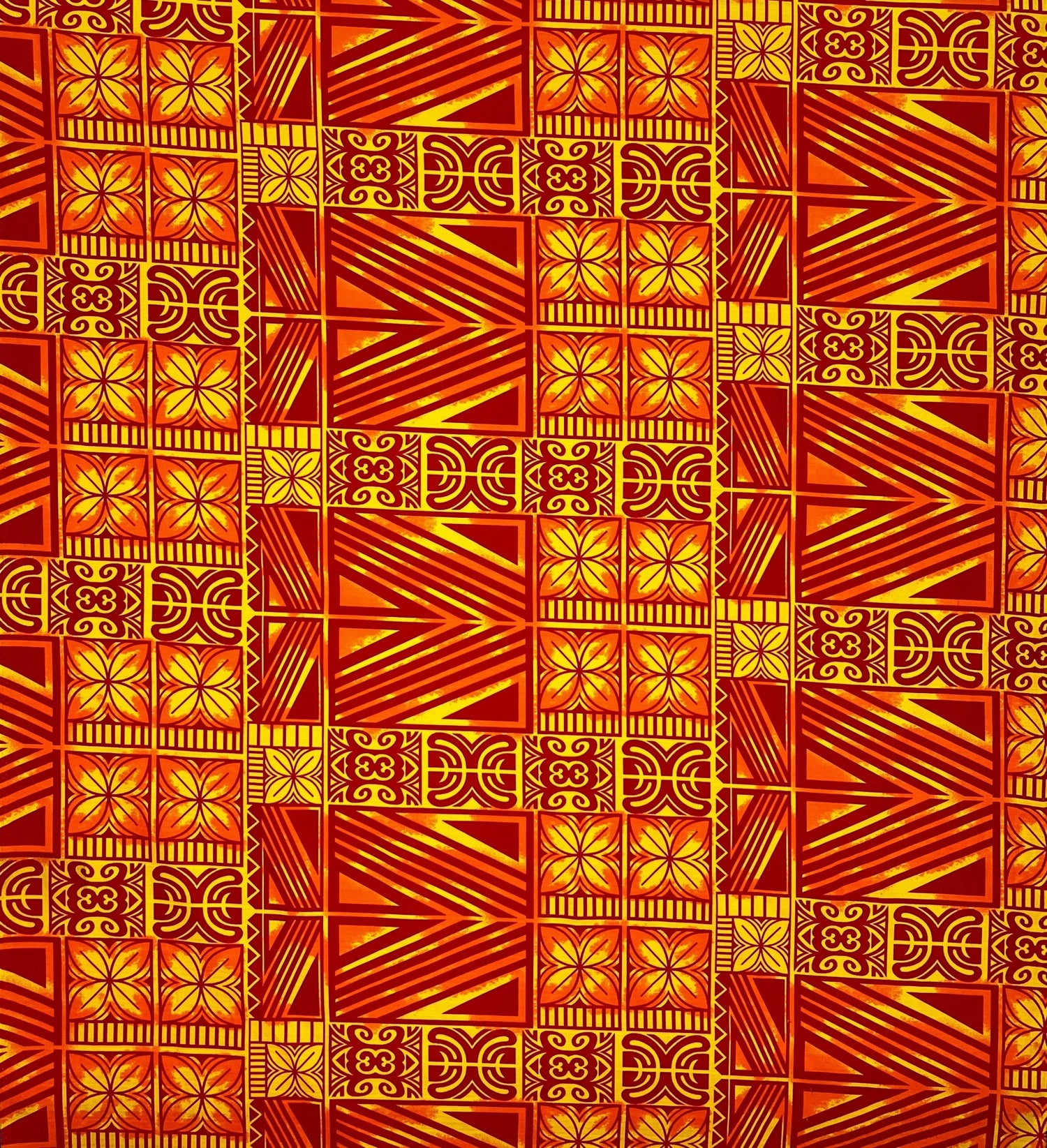 Traditional Polynesian Tapa Light Barkcloth Fabric - Lavander & Black, 36" X 45" (1 Yard)