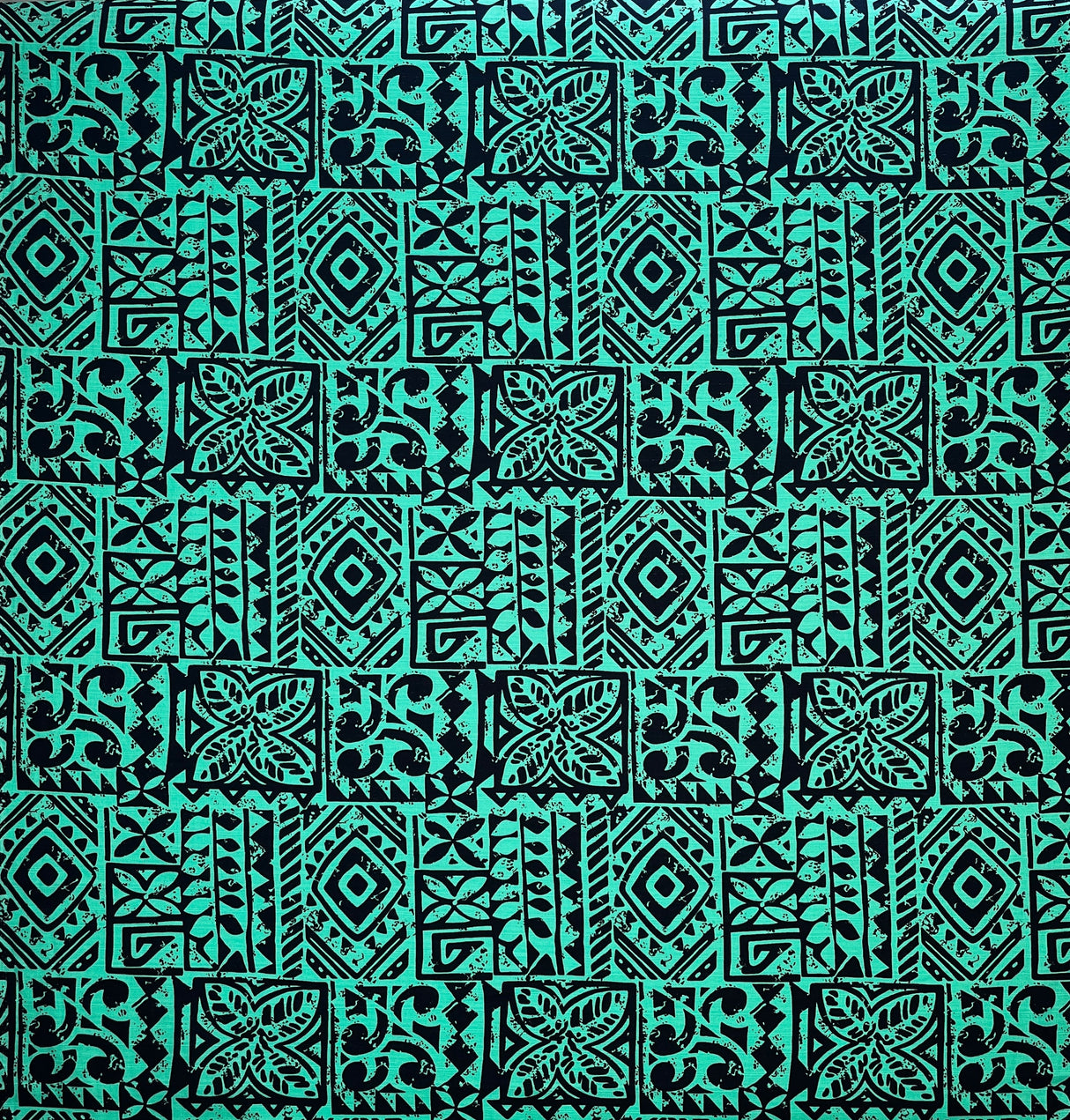 Cotton Barkcloth Fabric Traditional Polynesian Tapa Print