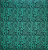 Cotton Barkcloth Fabric Traditional Polynesian Tapa Print
