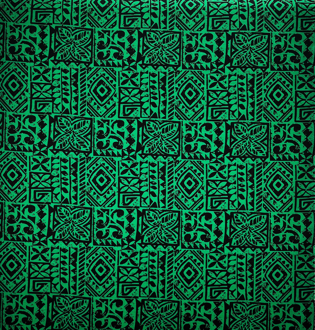 Cotton Barkcloth Fabric Traditional Polynesian Tapa Print