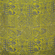 Traditional Polynesian Tapa Light Barkcloth Fabric - Multi-Color Tapa Print, 45" Width (1 Yard)