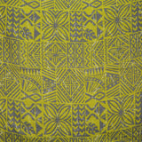 Traditional Polynesian Tapa Light Barkcloth Fabric - Navy And Blue, 45" Width (1 Yard)