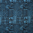 Cotton Barkcloth Polynesian Tapa Print Fabric