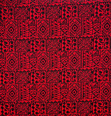 Cotton Barkcloth Fabric Traditional Polynesian Tapa Print