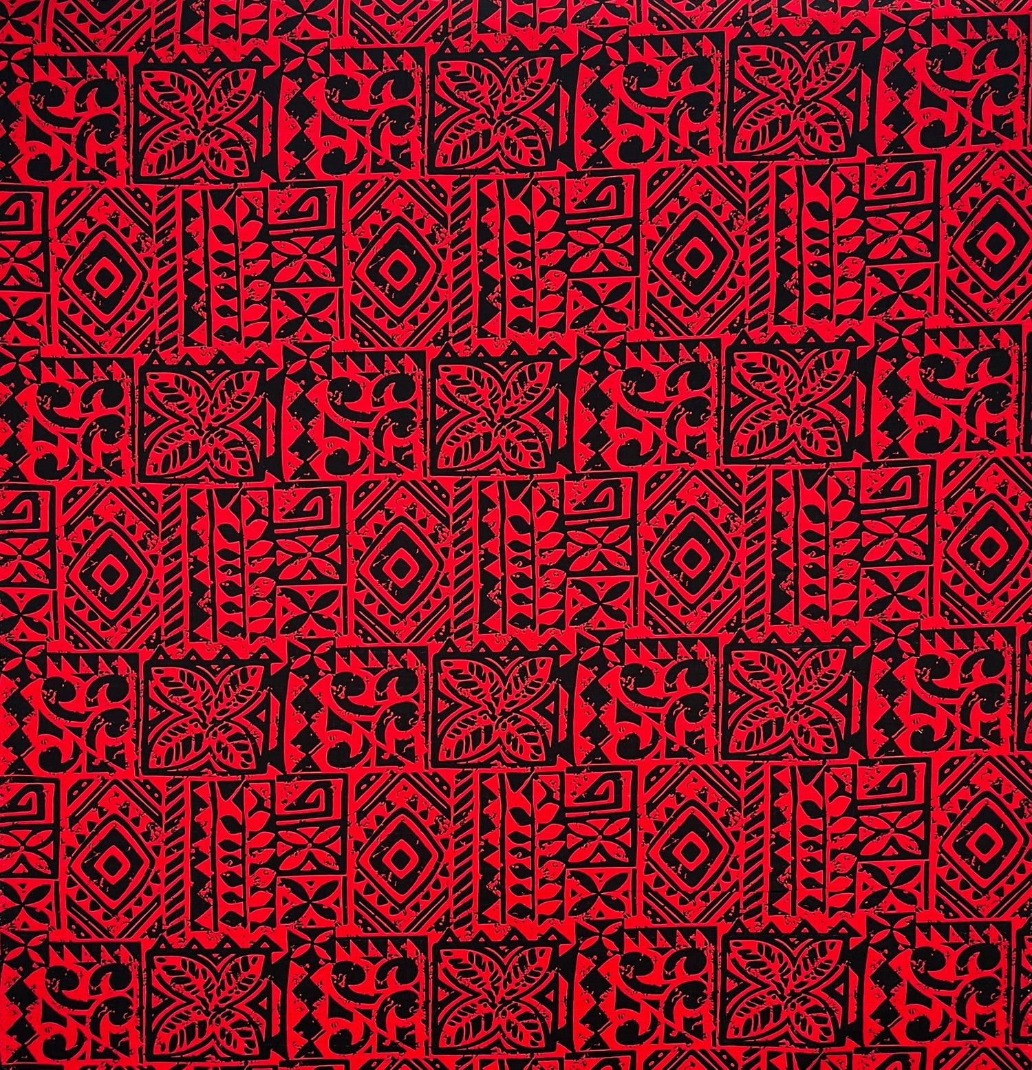 Traditional Polynesian Tapa Light Barkcloth Fabric - 100 Percent Cotton Light Barkcloth, 45" Width, Assorted Colors (1 Yard)
