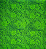 Traditional Polynesian Tapa Monstera Leaves Design Polyester Fabric - Yellow/Navy, Pink/Black, Yellow/Brown, Green/Dark Green, Blue/Dark Blue, 45" Width (1 Yard)