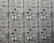 Traditional Polynesian Tapa Polyester Fabric - Black, White, Polynesian Tribal Tattoo Print, 60" Width (1 Yard)