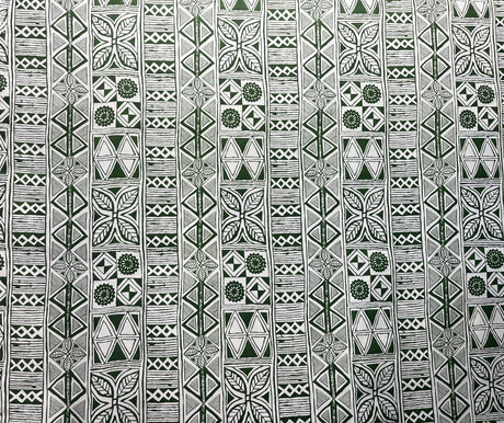 Polyester Tapa Print Fabric Polynesian Traditional