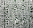 Traditional Polynesian Tapa Polyester Fabric - Black Polynesian Tattoo Print, 60" Width (1 Yard)