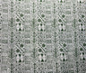 Traditional Polynesian Tapa Polyester Fabric - Black Polynesian Tattoo Print, 60" Width (1 Yard)