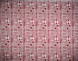 Traditional Polynesian Tapa Polyester Fabric - Black Polynesian Tattoo Print, 60" Width (1 Yard)