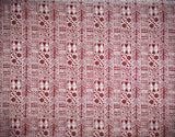 Traditional Polynesian Tapa Polyester Fabric - Black, White, Polynesian Tribal Tattoo Print, 60" Width (1 Yard)