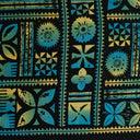 Polyester Peachskin Fabric Traditional Polynesian Tapa Design