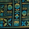 Traditional Polynesian Tapa Design Peachskin Fabric - Polynesian Tapa Print, 45" Width (1 Yard)