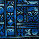 Polyester Peachskin Fabric Traditional Polynesian Tapa Design