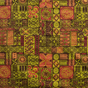 Polyester Fabric Traditional Polynesian Tapa Design