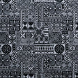 Polyester Fabric Traditional Polynesian Tapa Design