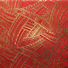 Traditional Polynesian Tattoo Design Foil Polyester Fabric - Royal/White, Beige/Red, Black/Silver, Red/Gold, White/Charcoal, 36" X 60" (1 Yard)
