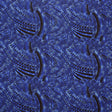Traditional Polynesian Tattoo Design Rayon Poplin Fabric - Multi Color Tattoo Design, 36" X 45" (1 Yard)