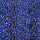 Traditional Polynesian Tattoo Design Rayon Poplin Fabric - Multi Color Tattoo Design, 36" X 45" (1 Yard)