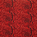 Rayon Poplin Fabric Traditional Polynesian Tattoo Design