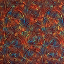 Polyester Fabric Traditional Polynesian Tattoo Watercolor Print