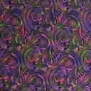 Polyester Fabric Traditional Polynesian Tattoo Watercolor Print