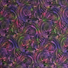 Polyester Fabric Traditional Polynesian Tattoo Watercolor Print