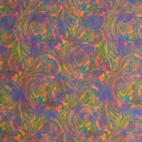 Polyester Fabric Traditional Polynesian Tattoo Watercolor Print