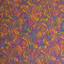 Polyester Fabric Traditional Polynesian Tattoo Watercolor Print