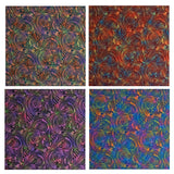 Polyester Fabric Traditional Polynesian Tattoo Watercolor Print