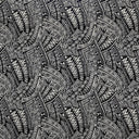 Cotton Polynesian Tattoo Fabric Light Barkcloth