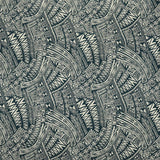 Cotton Polynesian Tattoo Fabric Light Barkcloth