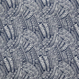 Cotton Polynesian Tattoo Fabric Light Barkcloth