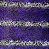 Traditional Polynesian Tattoo Gradient Design Cotton Poplin Fabric - Gradient Polynesian Tattoo Print, 36" X 45" (1 Yard)